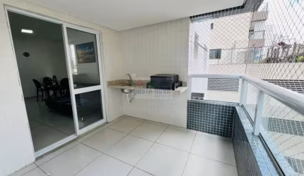 Apartamento mobiliado de 78 m² com 2 quartos, 1 suíte, 2 banheiros, no bairro Guilhermina