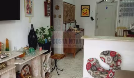 Apartamento à venda com 55m², 1 quarto, 1sala, 1 vaga e elevador no Centro de São Vicente