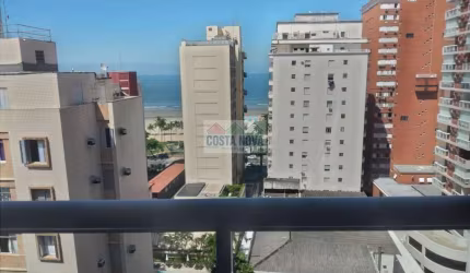 Apartamento de 71m² com dois quartos duas suites de frente vista mar com varanda