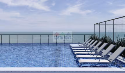 Oportunidade em Praia Grande, apartamento de 2 quartos na quadra da praia, 2 vagas, 2 banheiros