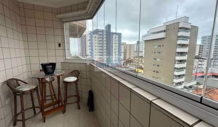Apartamento com 1 quarto, 1 banheiro, 1 vaga. 62 m², bairro Guilherminamts Guilhermina - Mobiliado