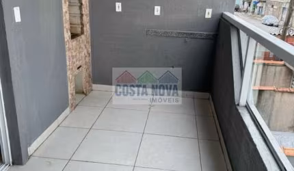 Casa no bairro Ribeiropólis em Praia Grande, 2 quartos, 2 banheiros, 1 vaga de garagem
