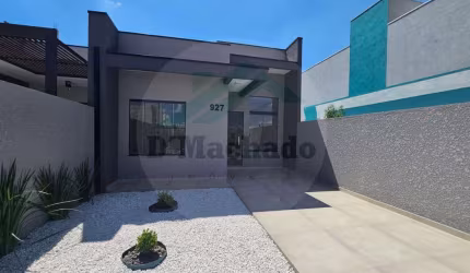 Casa para Venda em Fazenda Rio Grande, Nações, 3 dormitórios, 1 banheiro, 2 vagas