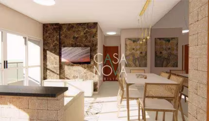 Apartamento com 2 dormitórios à venda, 59 m² por R$ 570.000,00 - Marapé - Santos/SP