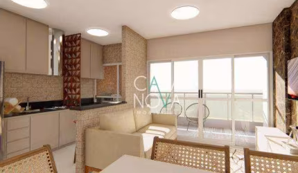 Apartamento com 2 dormitórios à venda, 55 m² por R$ 535.000,00 - Marapé - Santos/SP