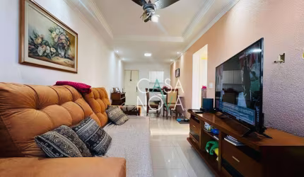 Apartamento com 2 dormitórios à venda, 74 m² por R$ 530.000,00 - Embaré - Santos/SP