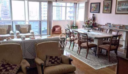 Apartamento com 4 dormitórios à venda, 186 m² por R$ 1.200.000,00 - Embaré - Santos/SP