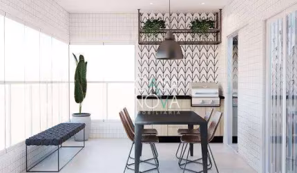Apartamento com 1 dormitório à venda, 54 m² por R$ 690.000,00 - Boqueirão - Santos/SP
