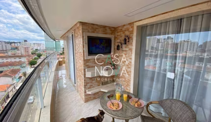 Apartamento com 2 dormitórios à venda, 103 m² por R$ 805.600,00 - Vila Valença - São Vicente/SP