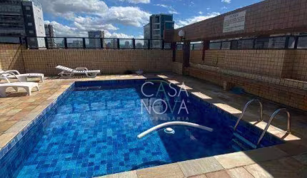 Apartamento com 1 dormitório para alugar, 50 m² por R$ 2.800,00/mês - Aparecida - Santos/SP