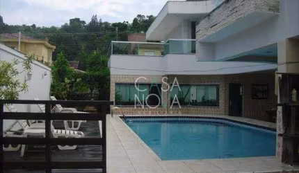 Sobrado com 3 dormitórios à venda, 433 m² por R$ 3.500.000,00 - Morro de Nova Cintra - Santos/SP