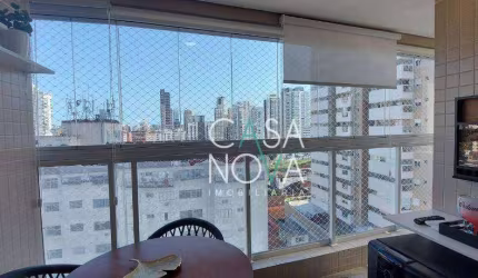Apartamento com 2 dormitórios à venda, 66 m² por R$ 849.000,00 - Campo Grande - Santos/SP
