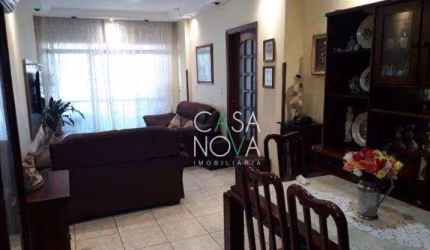 Apartamento com 2 dormitórios à venda, 100 m² por R$ 580.000,00 - Campo Grande - Santos/SP