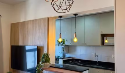 Apartamento Mobiliado a Venda com 53m² , 1 quarto, 1 vaga, na Aparecida- Santos