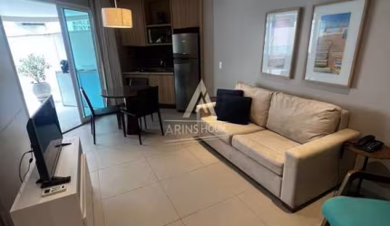 Apartamento Flat a venda com 63m², 1 quarto, 1 vaga na Pompéia - Santos