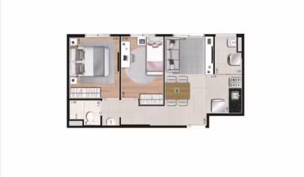 Apartamento à venda, 38 m² por R$ 261.000,00 - Vila Ré - São Paulo/SP