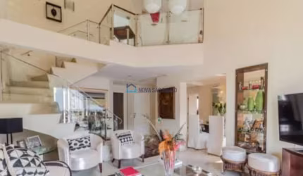 Cobertura Duplex  Locação  Moema, 340m² |2 suítes | 3 Vagas |Terraço com  Piscina e Churrasqueira.