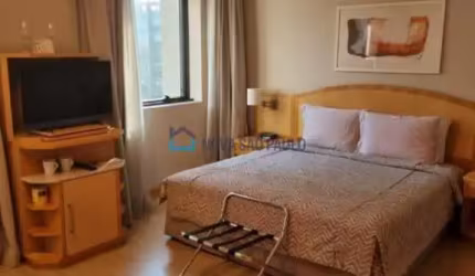 FLAT PARA LOCAÇÃO EM HIGIENOPOLIS 01 DORMITORIO 01 VAGA