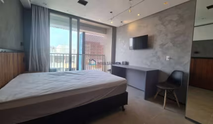 Apartamento Locação Moema Mobiliado  Índio Stúdio 1 Dormitório 1 banheiro sem vaga