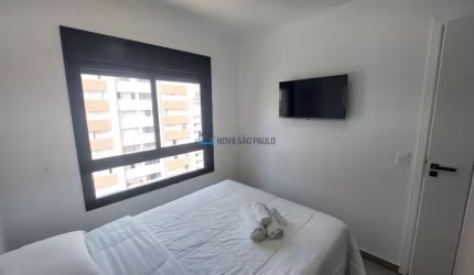 Apartamento com 2 quartos para alugar na Avenida Agami, --, Indianópolis, São Paulo, 37 m2 por R$ 4.000