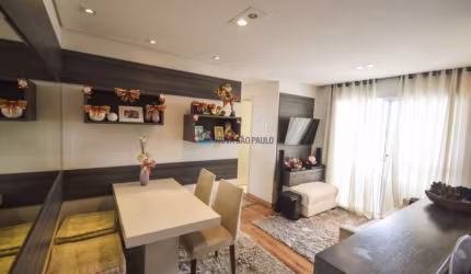 Apartamento seminovo impecável Varanda Envidraçada, planejado 1.300m do metrô Sacomã