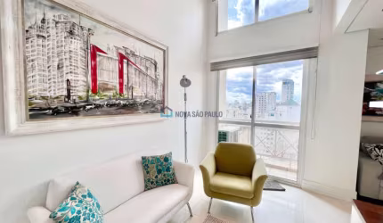 Apartamento dois dormitórios mobiliado com 1 suíte duas vagas no Paraíso