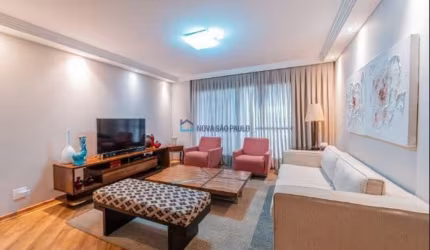 Brooklin - Apartamento de 132m² 3 dormitórios e 2 vagas em Andar Alto