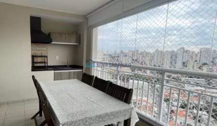 3 dormitórios, 1 suíte, 2 vagas, varanda gourmet e depósito grande - Vila Gumercindo