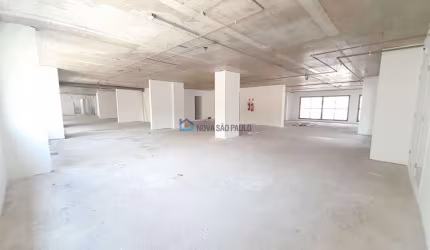 Laje Corporativa com 690 m² | 6 vagas | Padrão construtora | Jabaquara | Estação Conceição