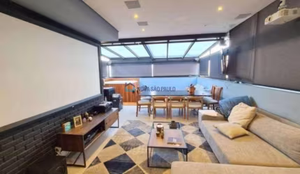 Cobertura Duplex 122m²  02 dormitórios 01 suíte 02 vagas - Vila Paulista - Jabaquara - São Paulo/SP