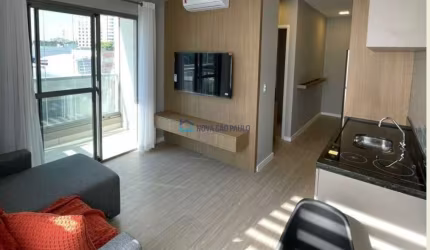 Moema, Apartamento tipo Stúdio Novo, Mobiliado.