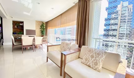 Apartamento 185m² - 3 Suítes - 3 Vagas - Itaim Bibi - Semi Mobiliado