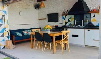Sobrado 210m² com 3 suites e area gourmet