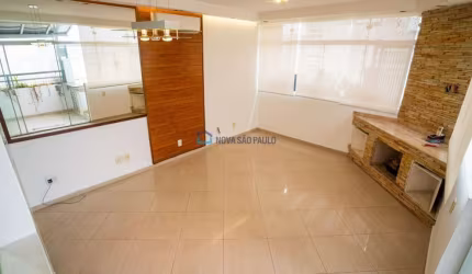Cobertura Duplex com 1 suíte com closet + 3 dormitórios, 2 varandas, cozinha completa, lavabo, larei