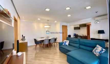 Amplo apartamento 115m2-Varanda Gourmet -3dormitórios-1suíte-2vagas-Metrô Santos Imigrantes