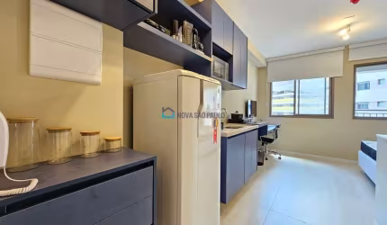 Studio novo a venda|Pronto e decorado / equipado|Brooklin|próximo Metrô