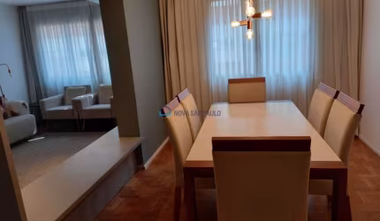Apartamento nos jardins, 2 quartos, 1 suíte, 100 m2.