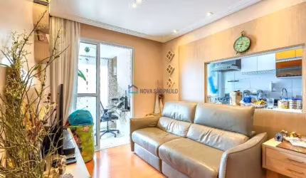 Apartamento Saúde 2 dormitórios, 1 suíte e 2 vagas, com varanda Gourmet perto do metrô Saúde!