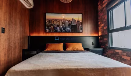 Apartamento studio 30m² - 1 vaga - Moema