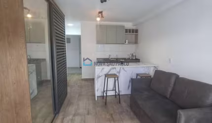 Apartamento 28m² - 1 quarto, sala com varanda. Rua Caramuru, 580