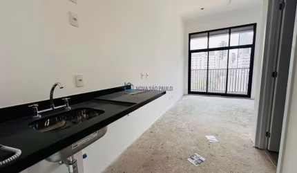 Studio em Pinheiros com 29m², com lazer e portaria 24h.