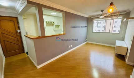 Apartamento 52m, 2 dormitórios, 1 vaga - 500m metro jabaquara