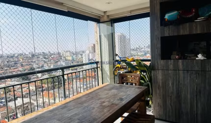 Apartamento 1.900 m do metrô Sacomã! Charmoso terraço Gourmet Enorme Envidraçado com churrasqueira