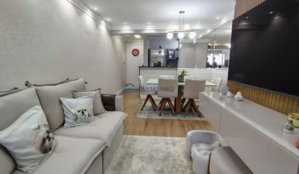 Apartamento com varanda gourmet, 2 dormitórios e 2 vagas