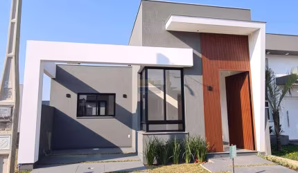 Casa de condomínio 3 dormitórios à venda no Bairro Vila Augusta com 94 m² de área privativa - 2 vagas de garagem