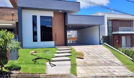 Casa de condomínio 3 dormitórios à venda no Bairro Condomínio Buena Vista com 190 m² de área privativa - 2 vagas de garagem