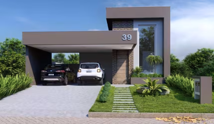 Casa de condomínio 3 dormitórios à venda no Bairro Condomínio Buena Vista com 170 m² de área privativa - 2 vagas de garagem