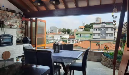 Cobertura com 2 dormitórios à venda, 110 m² por R$ 570.000,00 - Vila Scarpelli - Santo André/SP