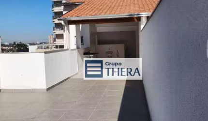 Cobertura com 3 dormitórios à venda, 146 m² por R$ 850.000,00 - Campestre - Santo André/SP