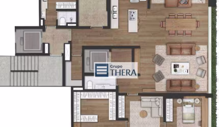 Apartamento com 3 dormitórios à venda, 211 m² por R$ 6.902.000,00 - Jardim Paulista - São Paulo/SP
